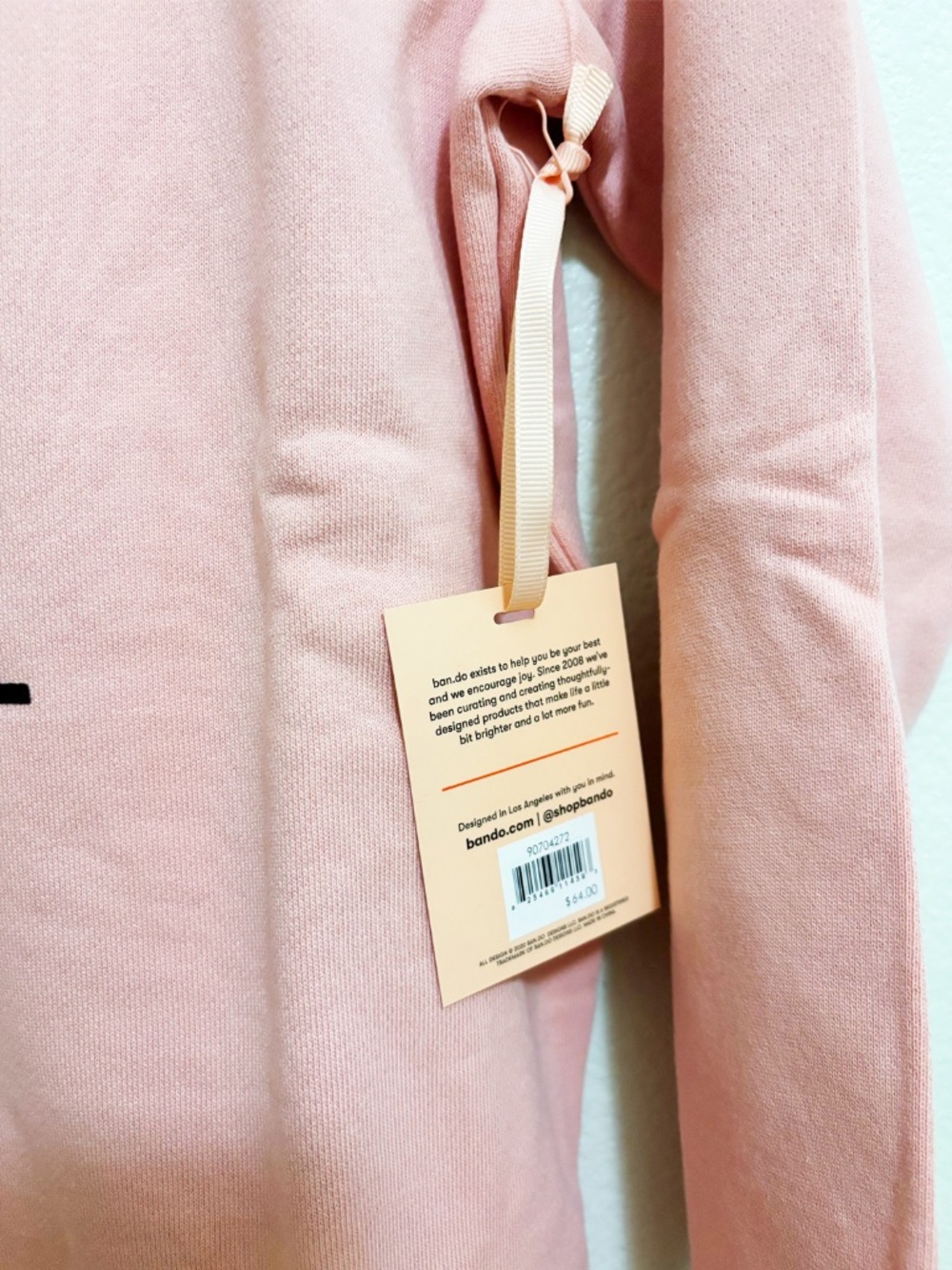 NWT "Positivity is Powerful" French Cotton Terry sweatshirt - Picture 6 of 6